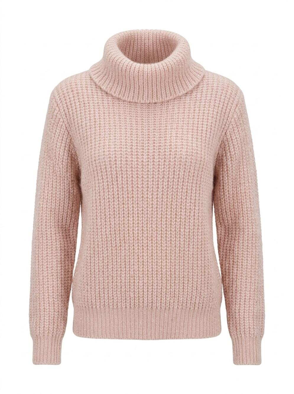 Vintage New Mode D By Itoman Wool Blend Ribbed Neck Sweater Women Size 50